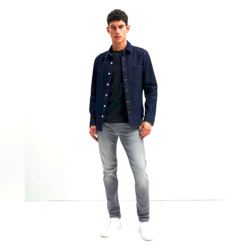 7 For All Mankind LUXE PERFORMANCE PLUS SLIMMY JEANS IN GREY